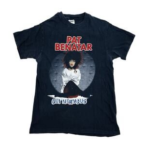 Vintage Pat Benatar 1982 Get Nervous Your T Shirt Large Tour Sportswear Band
